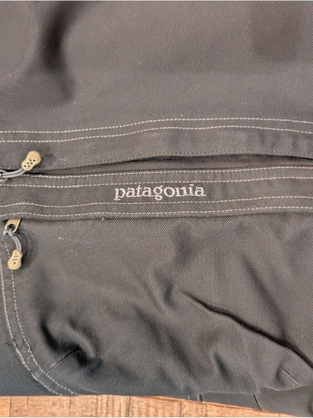 Patagonia Snow Pants Black Waterproof Windproof Women's Ski Pant Size 12 - Picture 4 of 11